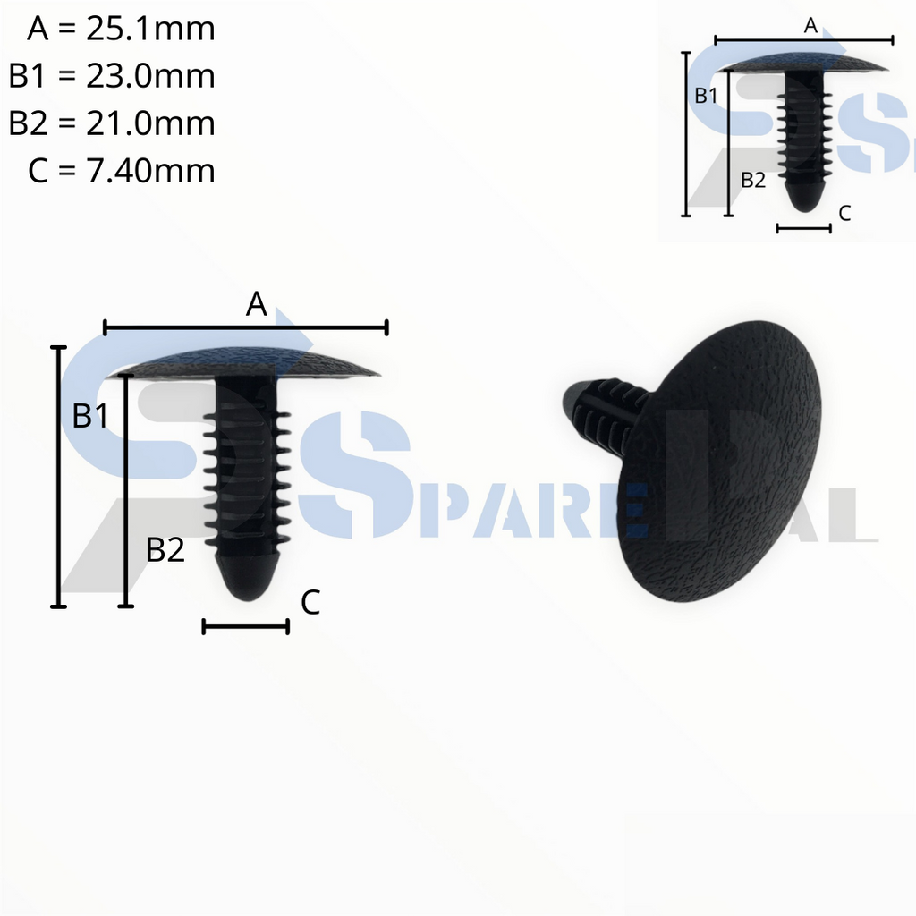 SparePal  Fastener & Clip SPL-10631