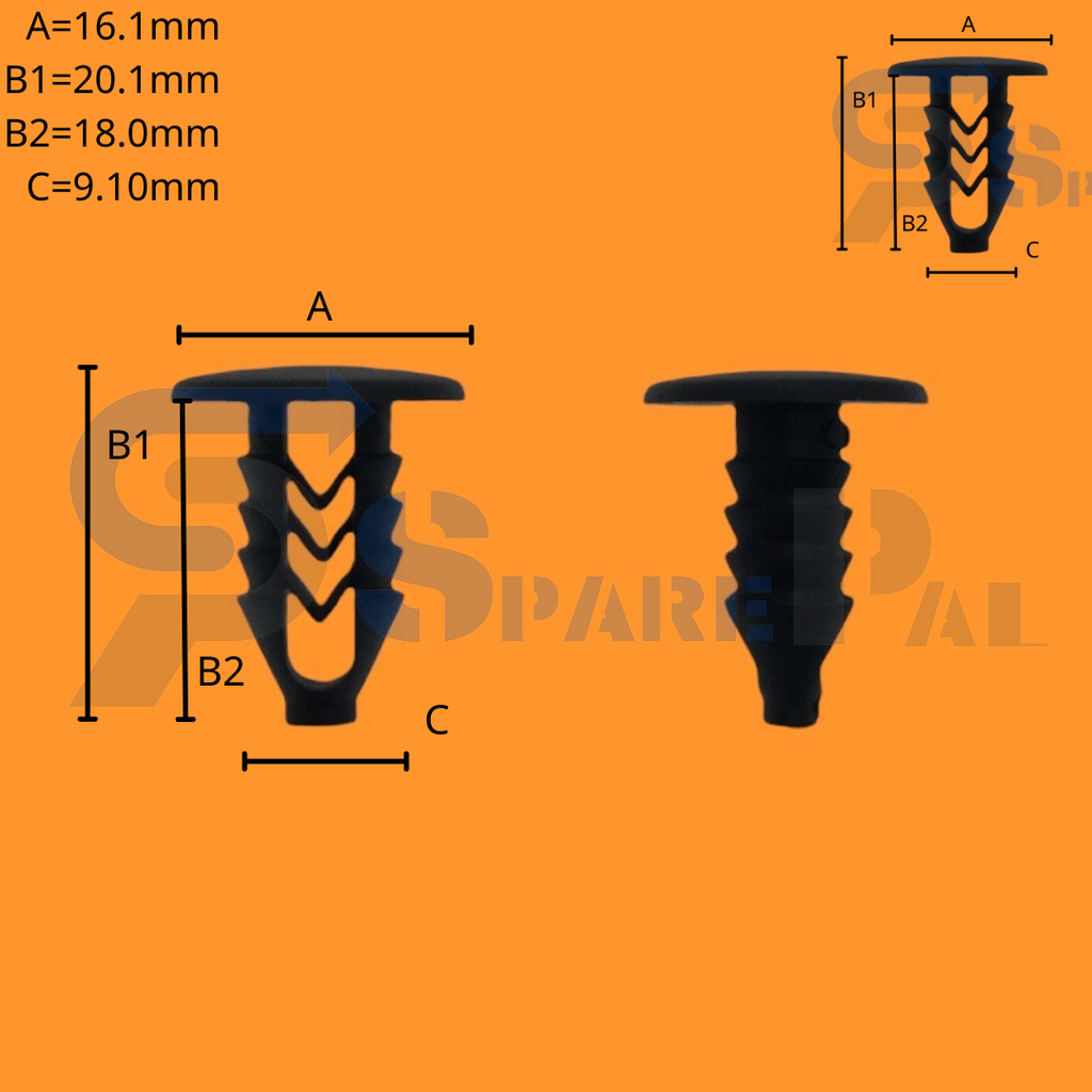 SparePal  Fastener & Clip SPL-10634