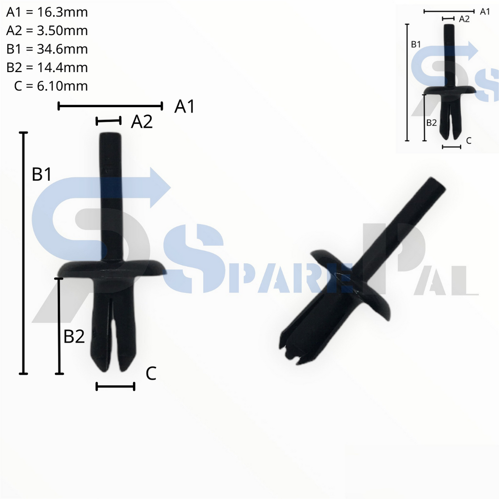 SparePal  Fastener & Clip SPL-10637