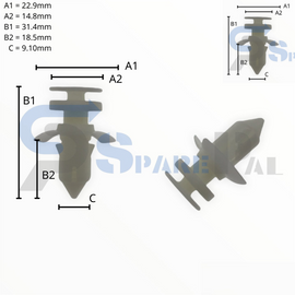 SparePal  Fastener & Clip SPL-10646