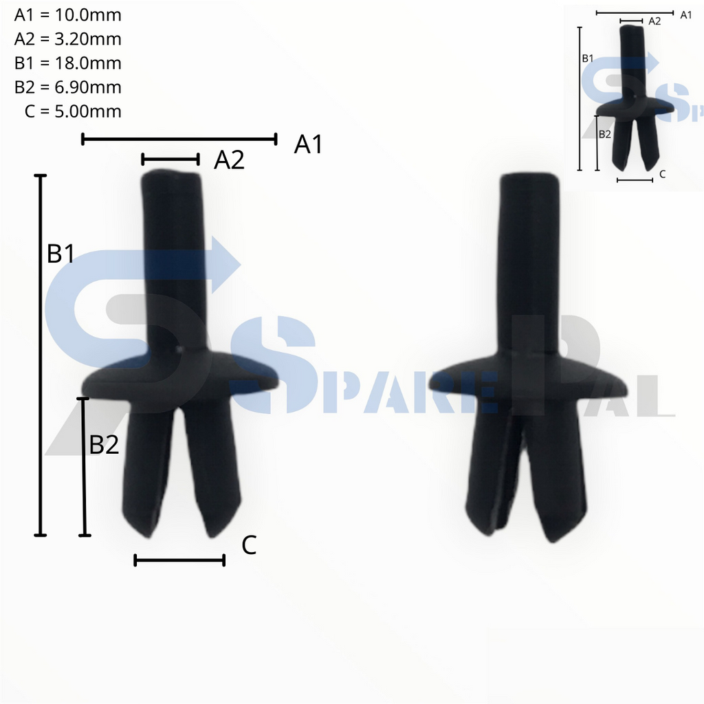 SparePal  Fastener & Clip SPL-10656