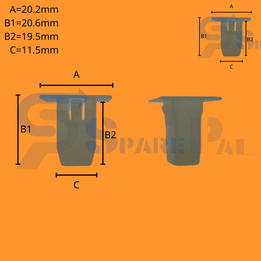 SparePal  Fastener & Clip SPL-10658