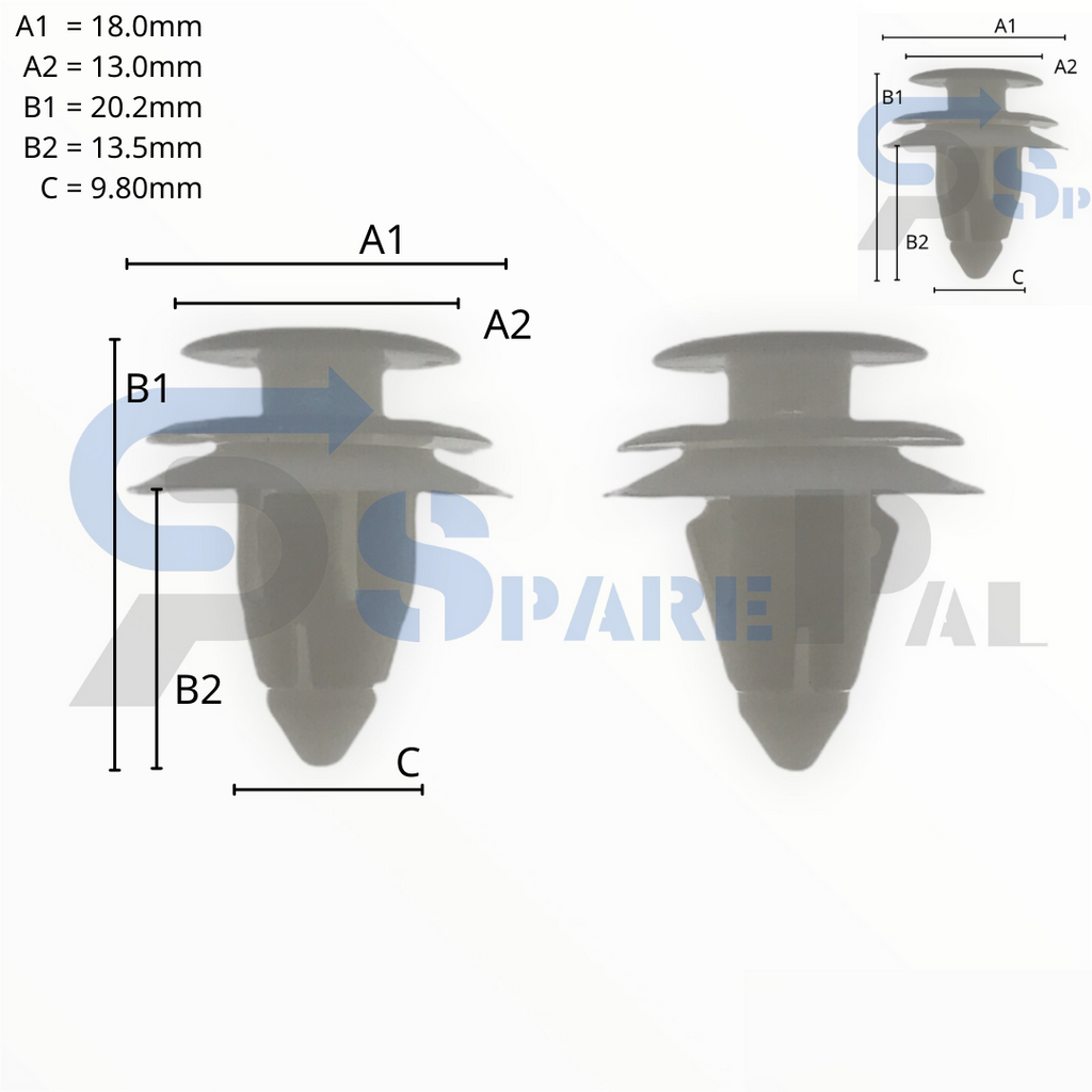 SparePal  Fastener & Clip SPL-10663