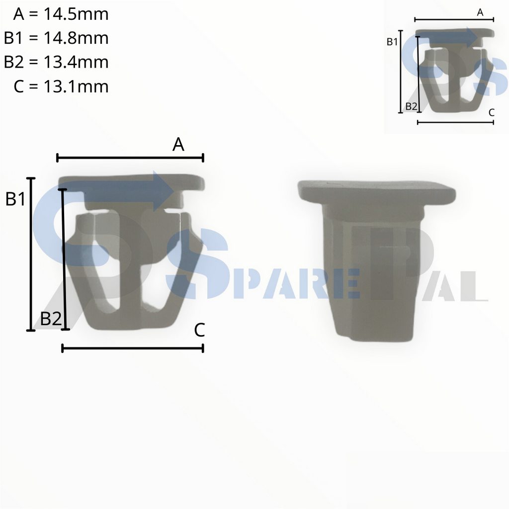 SparePal  Fastener & Clip SPL-10678