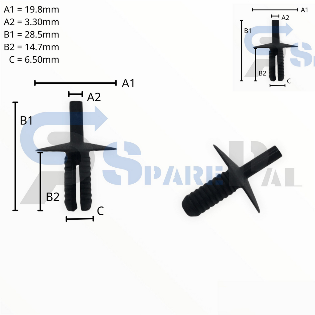SparePal  Fastener & Clip SPL-10680