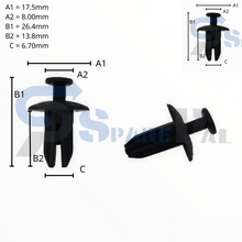 Load image into Gallery viewer, SparePal  Fastener &amp; Clip SPL-10692