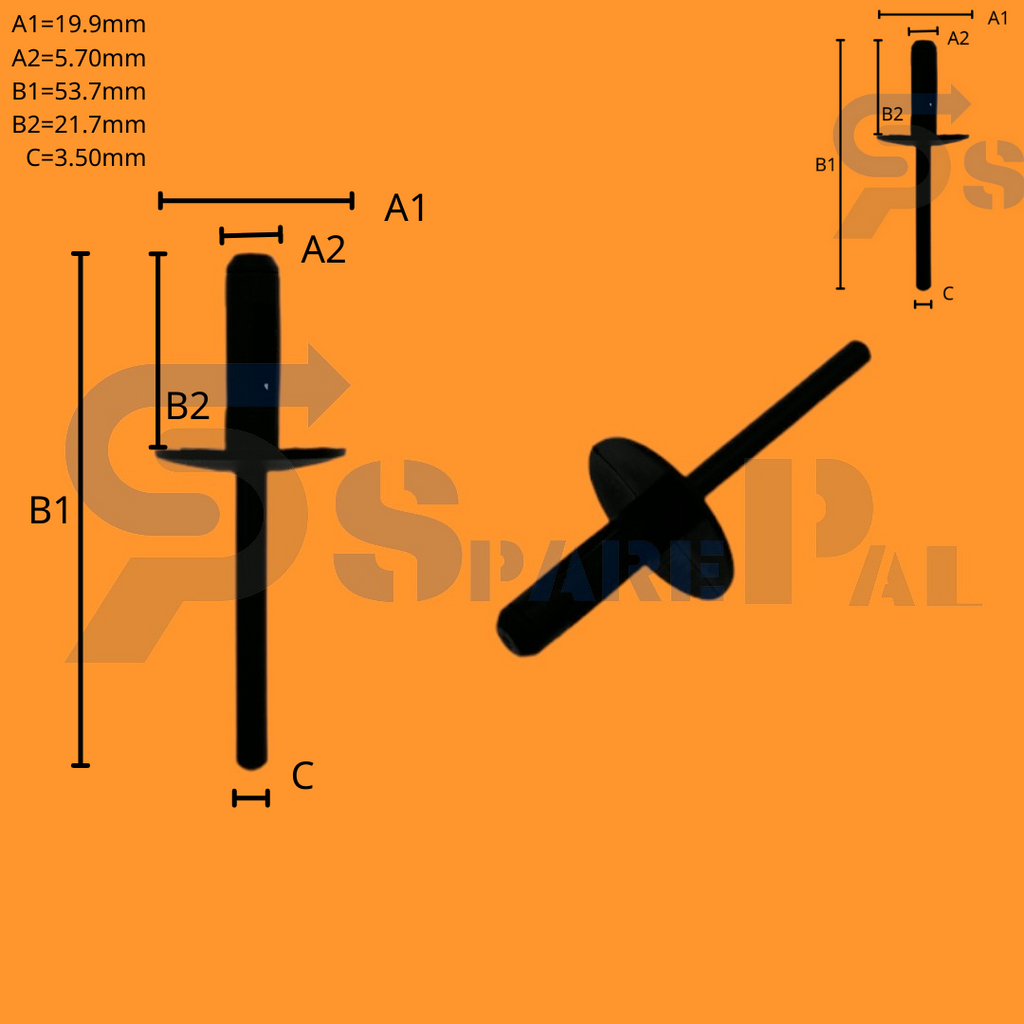 SparePal  Fastener & Clip SPL-10701