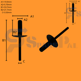 SparePal  Fastener & Clip SPL-10701