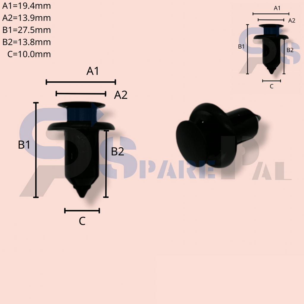 SparePal  Fastener & Clip SPL-10702