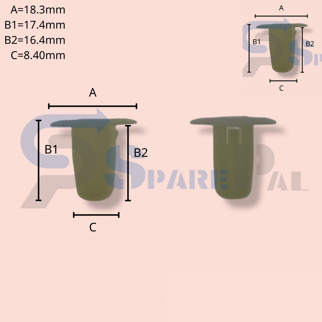 SparePal  Fastener & Clip SPL-10705