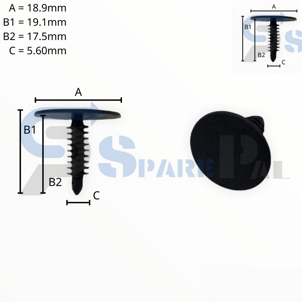 SparePal  Fastener & Clip SPL-10717