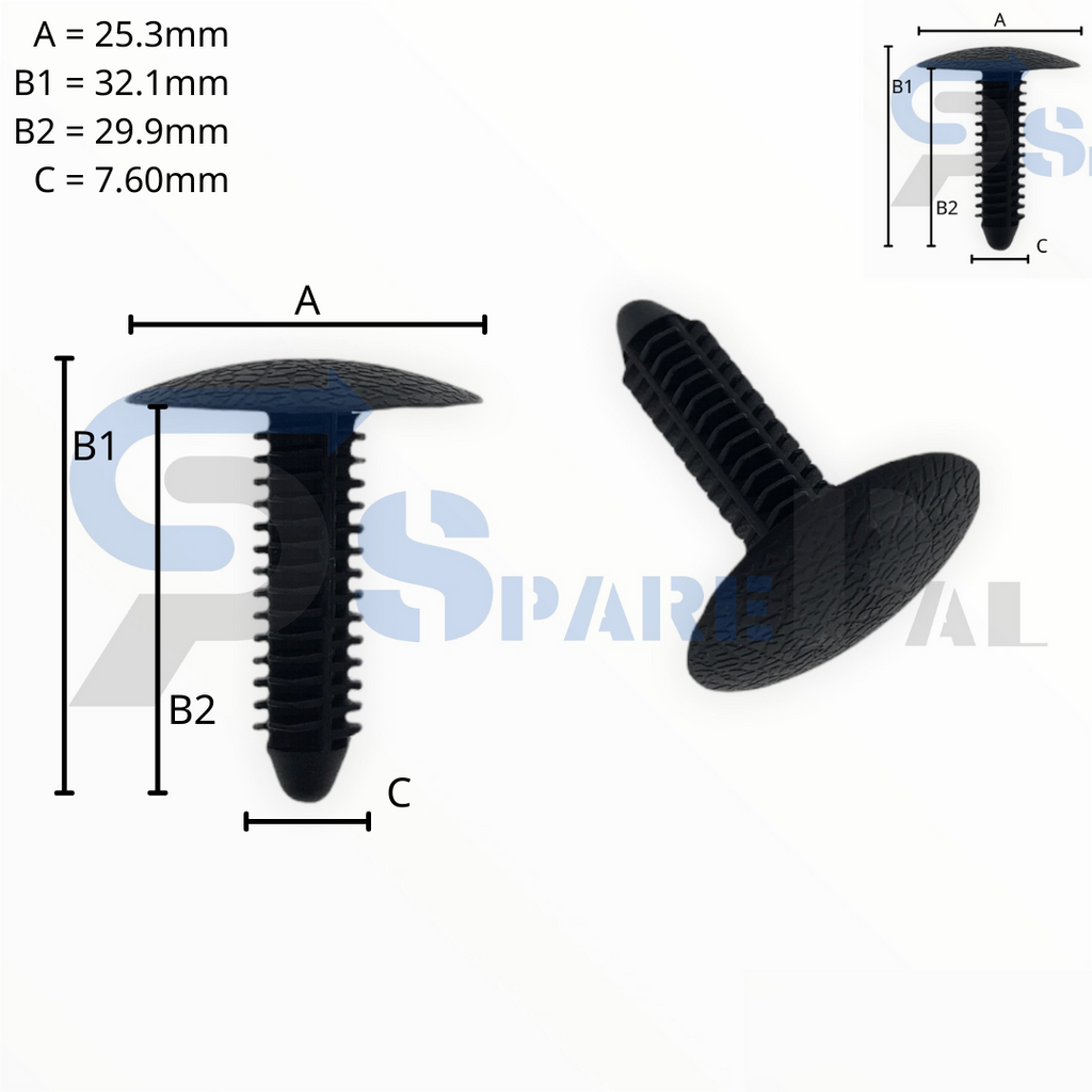 SparePal  Fastener & Clip SPL-10719