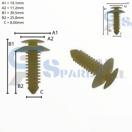 SparePal  Fastener & Clip SPL-10721