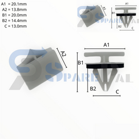 SparePal  Fastener & Clip SPL-10749