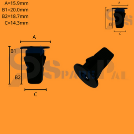 SparePal  Fastener & Clip SPL-10751