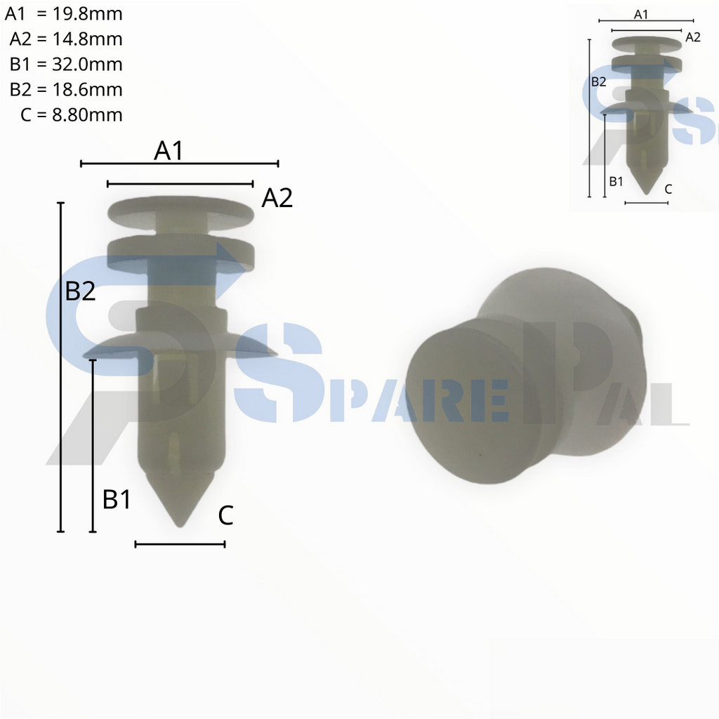 SparePal  Fastener & Clip SPL-10762