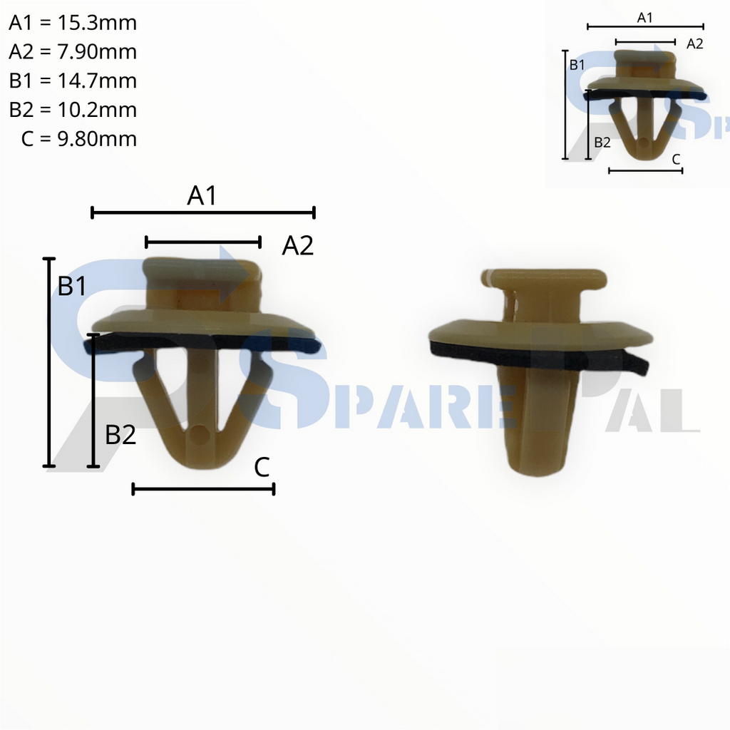 SparePal  Fastener & Clip SPL-10763