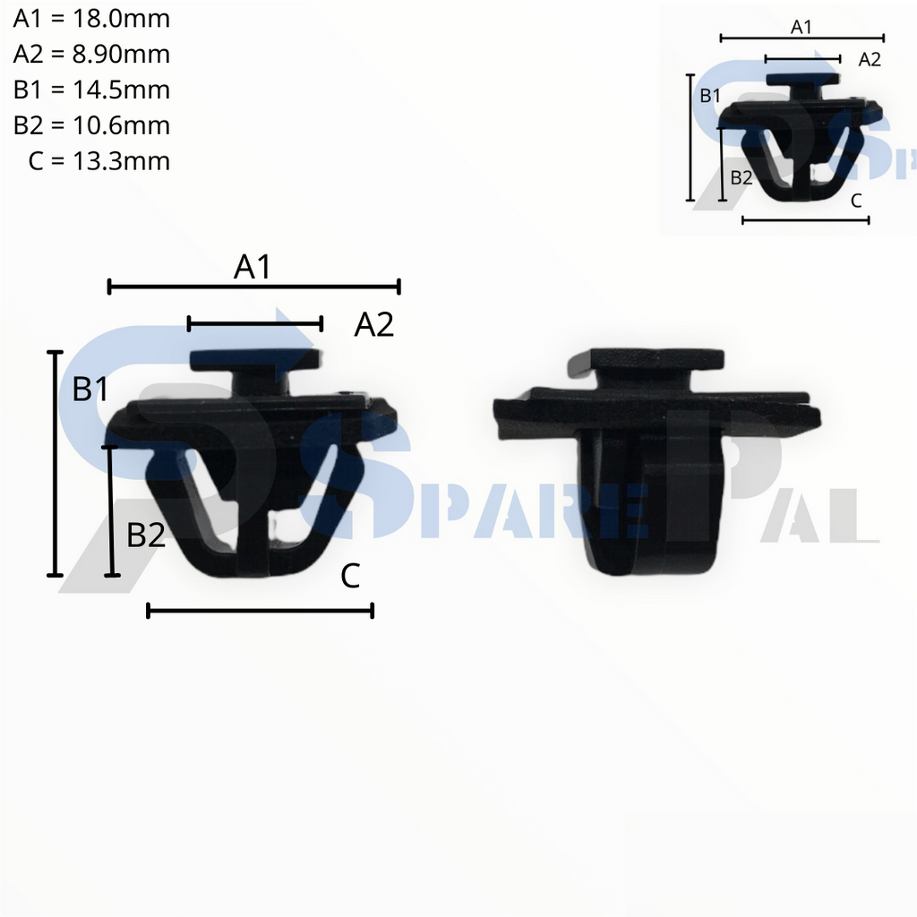 SparePal  Fastener & Clip SPL-10767