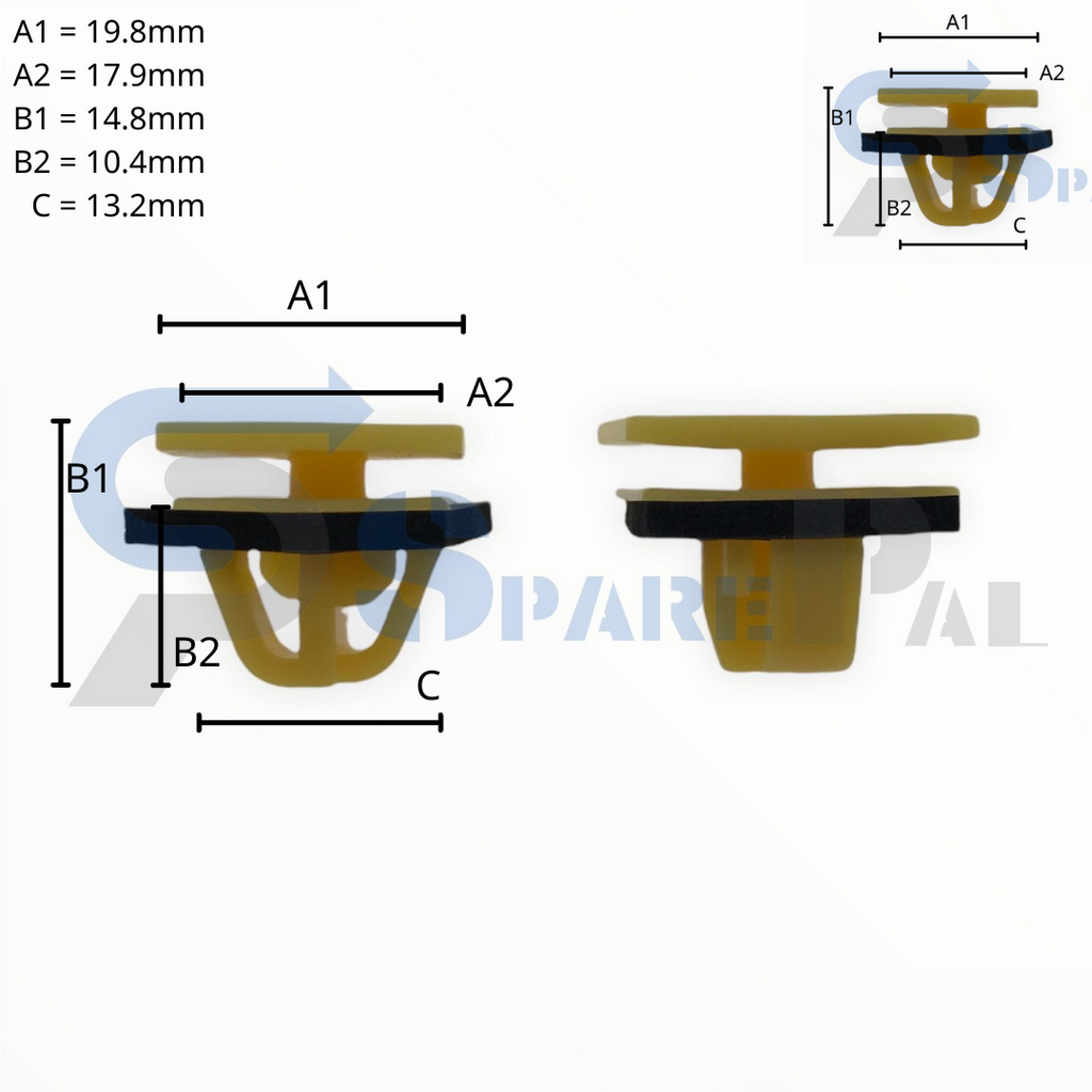 SparePal  Fastener & Clip SPL-10768