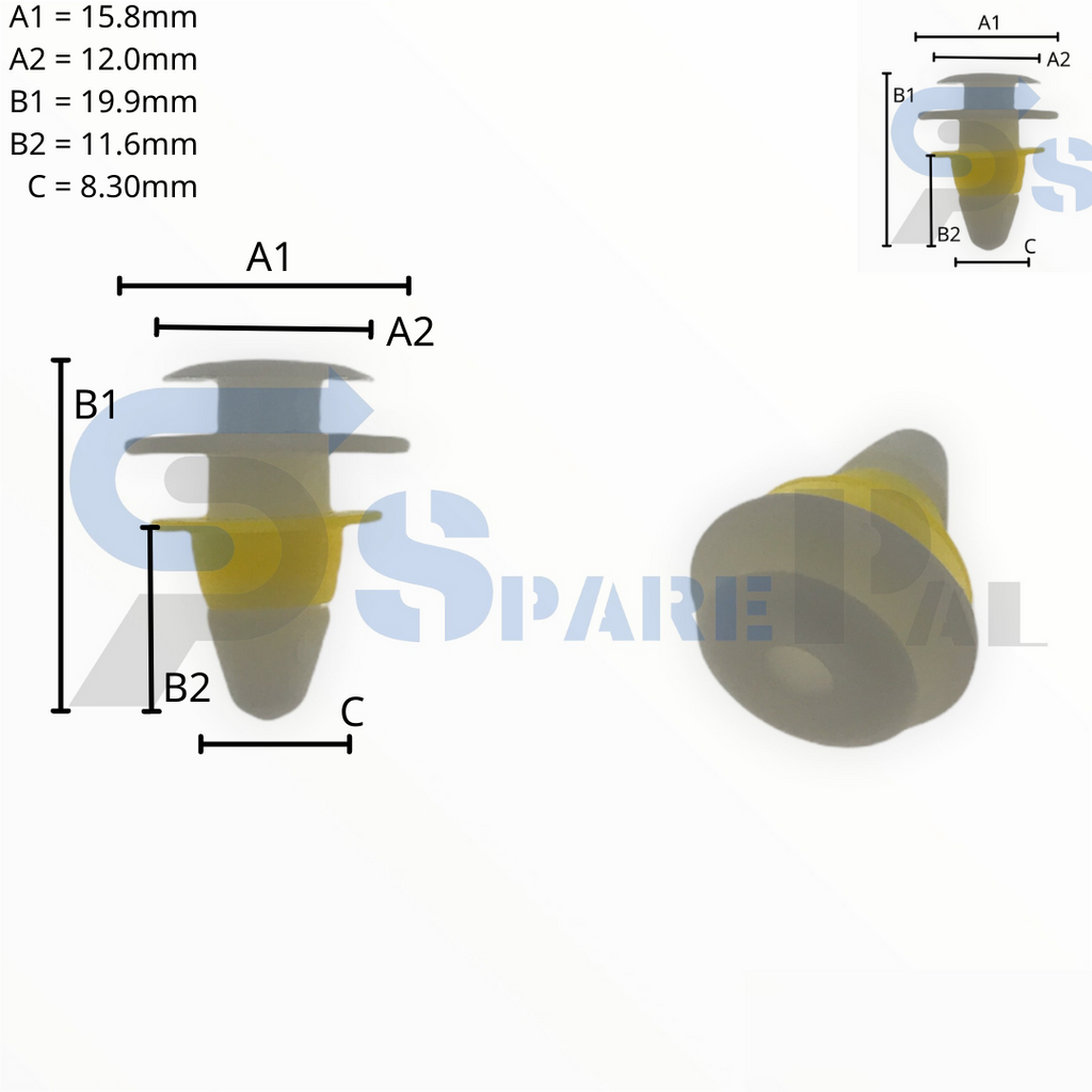 SparePal  Fastener & Clip SPL-10786