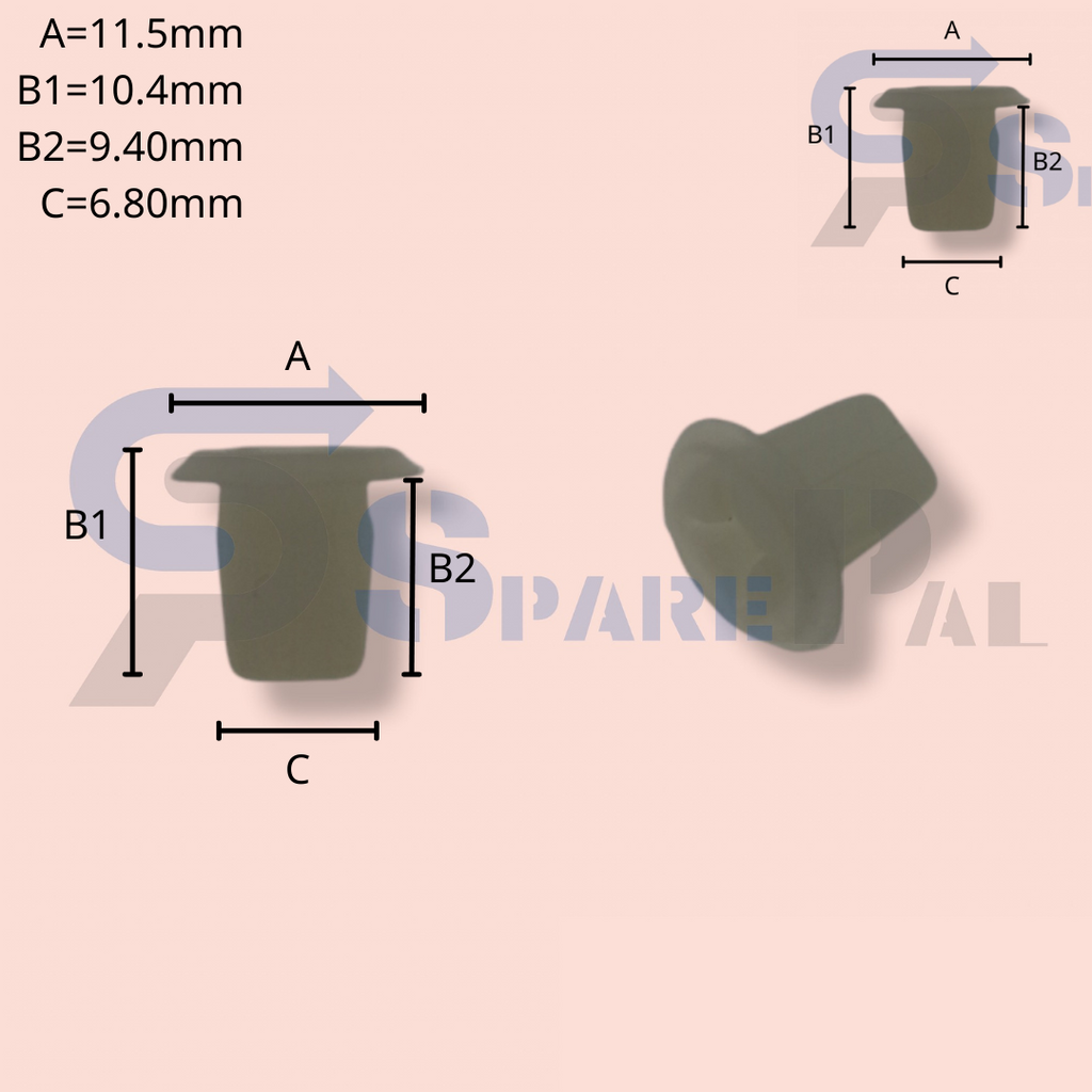 SparePal  Fastener & Clip SPL-10789