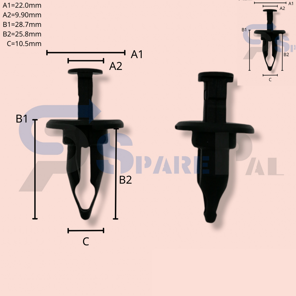 SparePal  Fastener & Clip SPL-10790