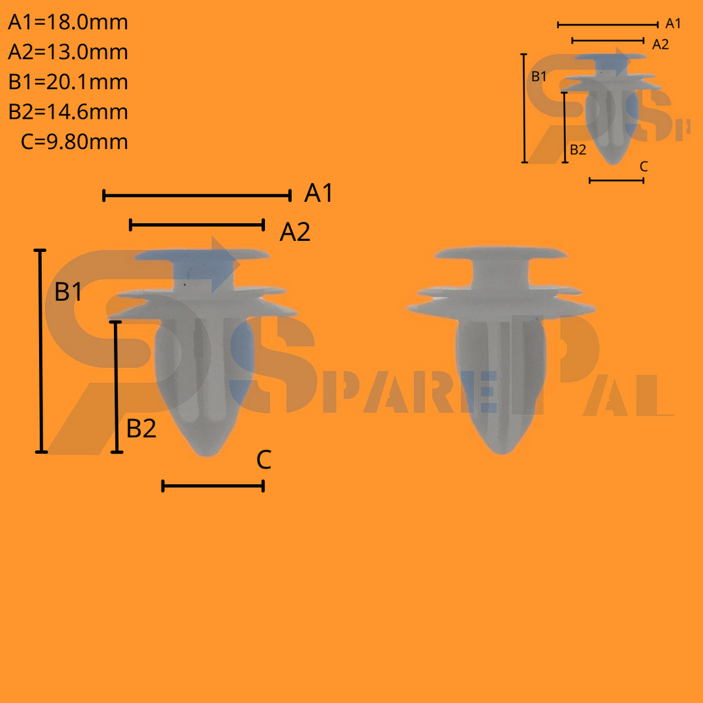 SparePal  Fastener & Clip SPL-10792