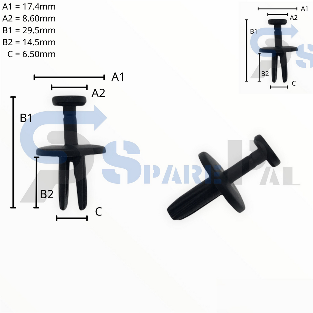 SparePal  Fastener & Clip SPL-10806