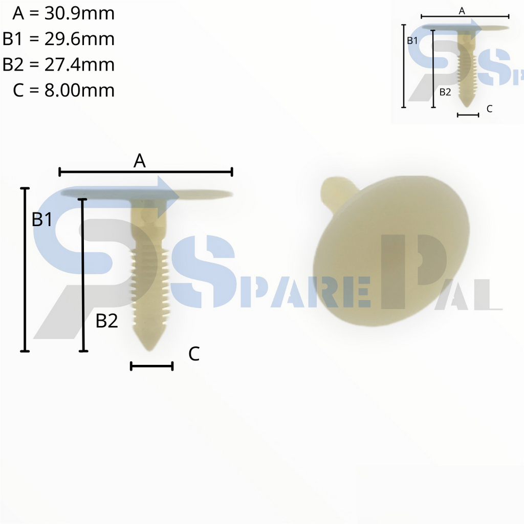SparePal  Fastener & Clip SPL-10814
