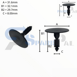 SparePal  Fastener & Clip SPL-10821