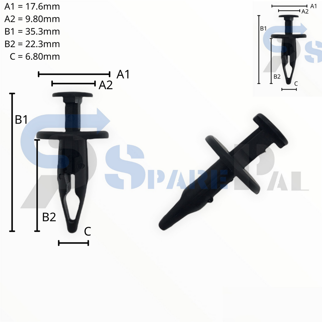 SparePal  Fastener & Clip SPL-10823