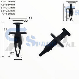 SparePal  Fastener & Clip SPL-10823