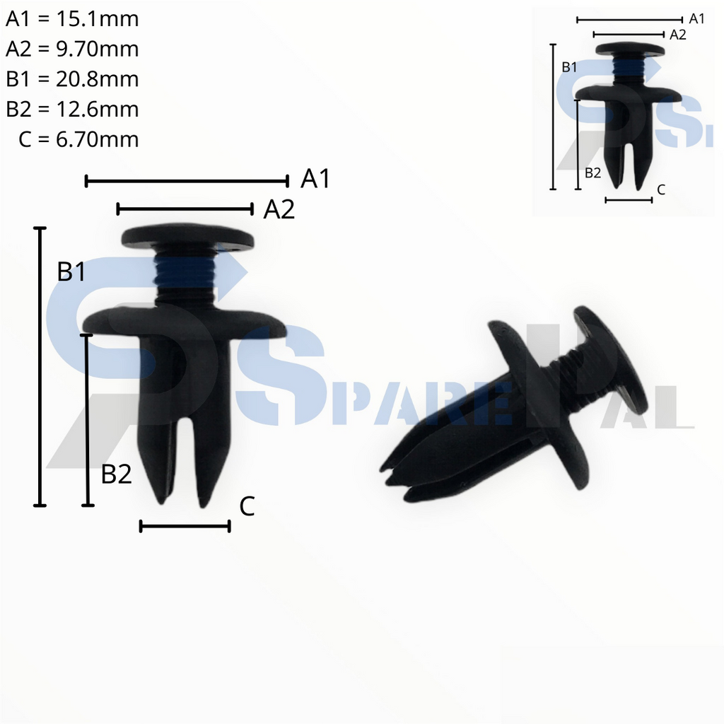 SparePal  Fastener & Clip SPL-10832