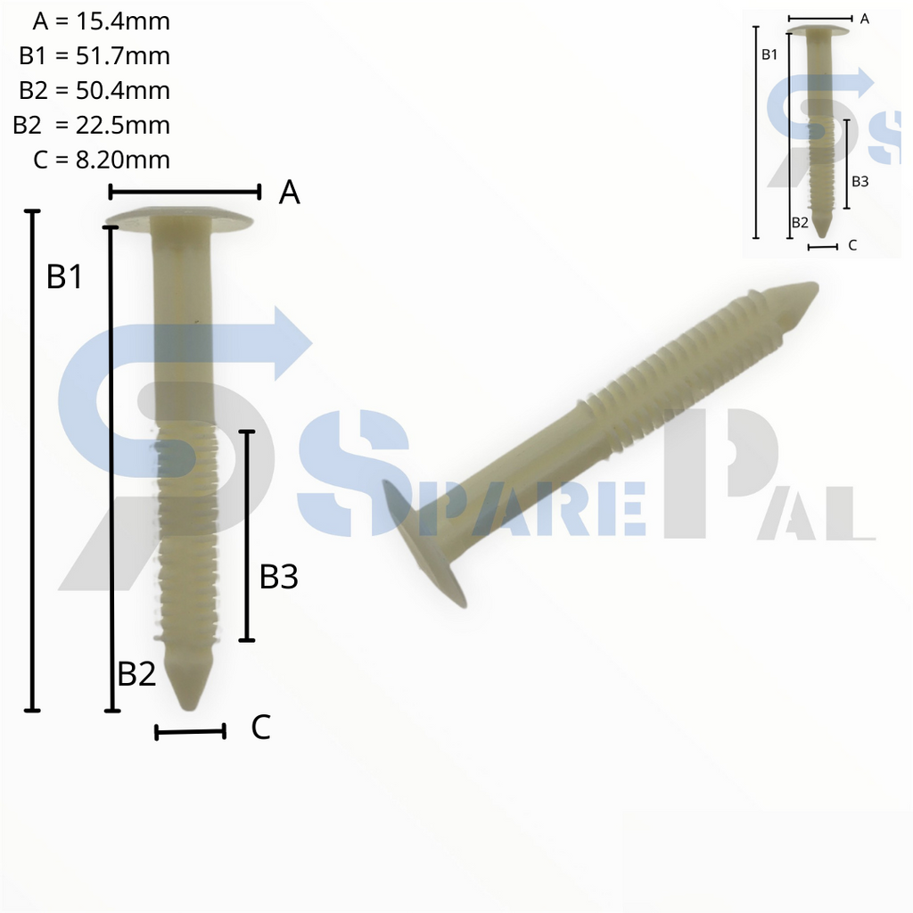 SparePal  Fastener & Clip SPL-10851