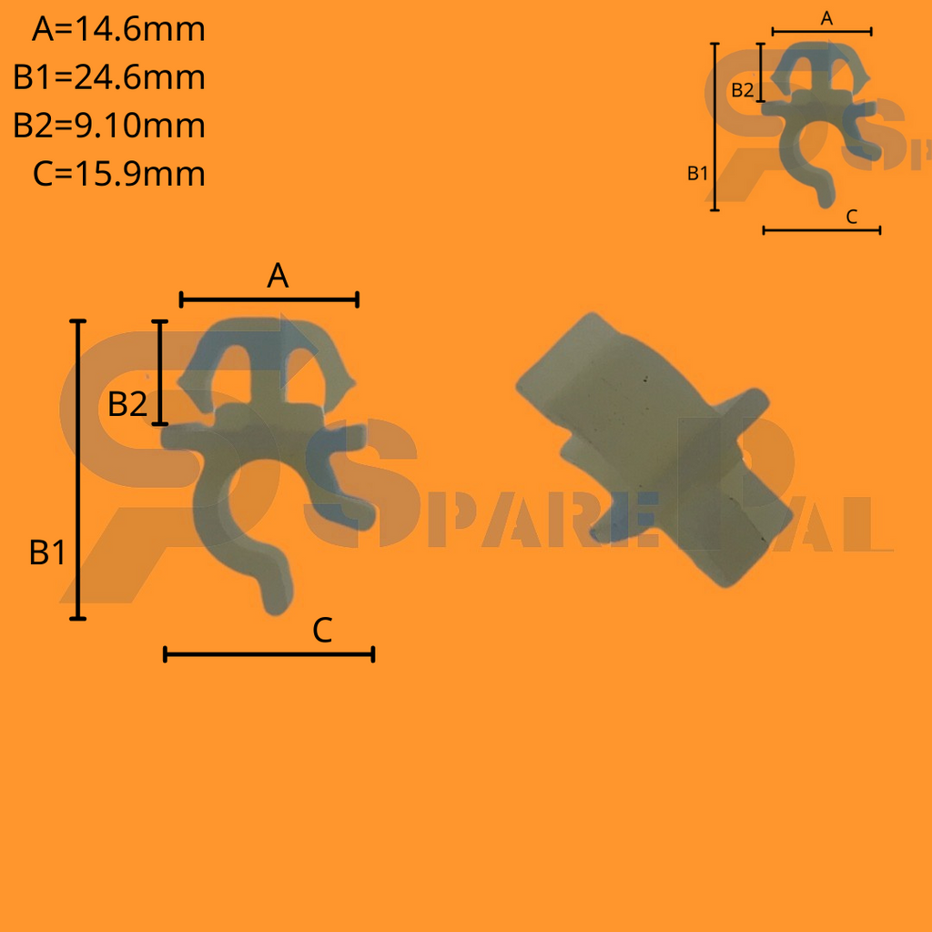 SparePal  Fastener & Clip SPL-10874