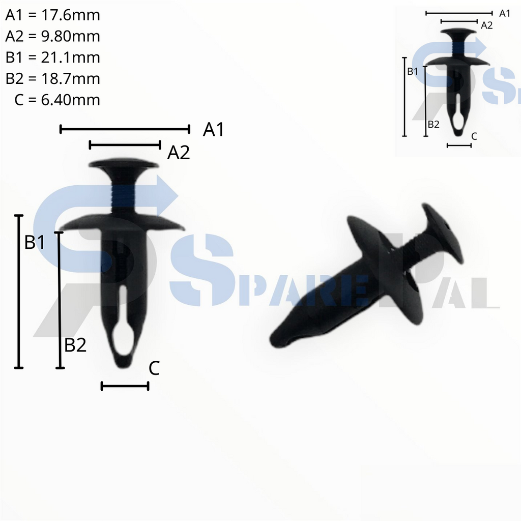 SparePal  Fastener & Clip SPL-10881