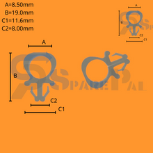 将图片加载到图库查看器，SparePal  Fastener &amp; Clip SPL-10884