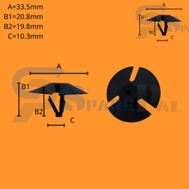 SparePal  Fastener & Clip SPL-10923