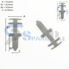 将图片加载到图库查看器，SparePal  Fastener &amp; Clip SPL-10962