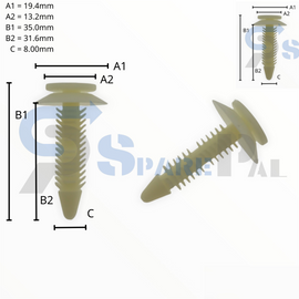 SparePal  Fastener & Clip SPL-10966