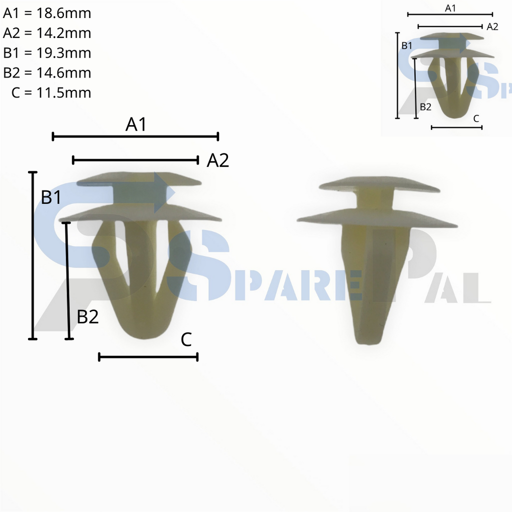 SparePal  Fastener & Clip SPL-10974
