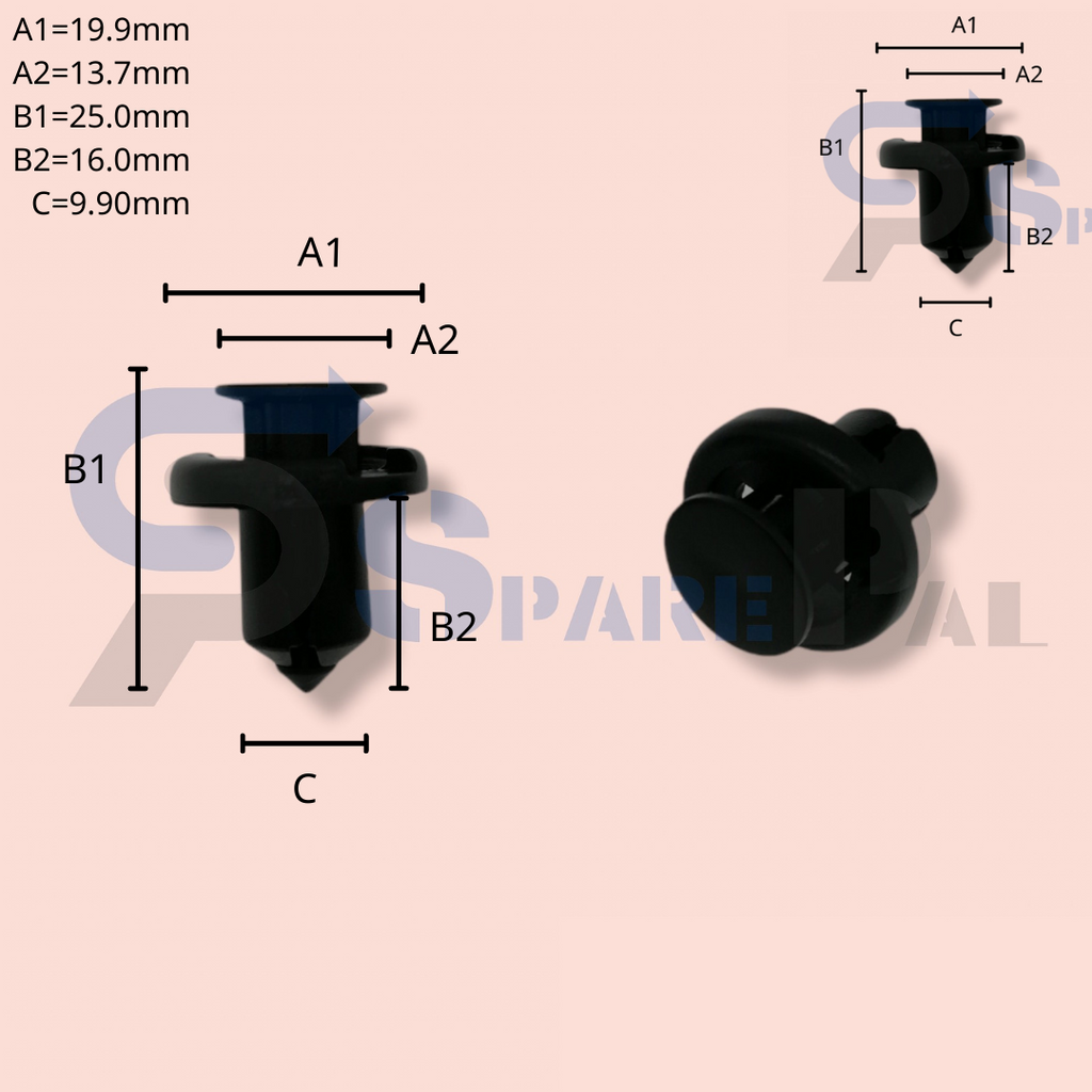 SparePal  Fastener & Clip SPL-10999