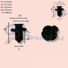 将图片加载到图库查看器，SparePal  Fastener &amp; Clip SPL-10999