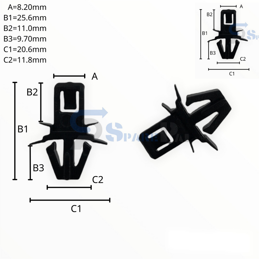 SparePal  Fastener & Clip SPL-11010