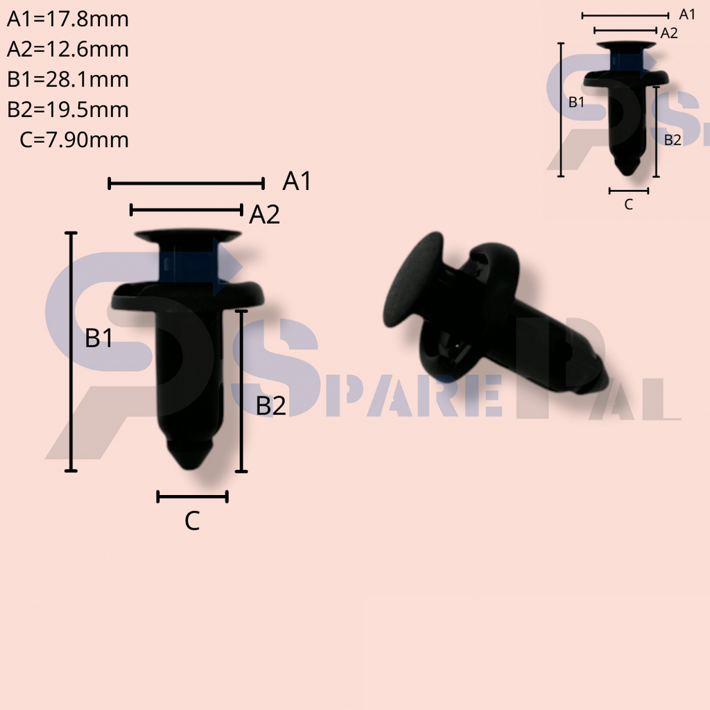 SparePal  Fastener & Clip SPL-11011