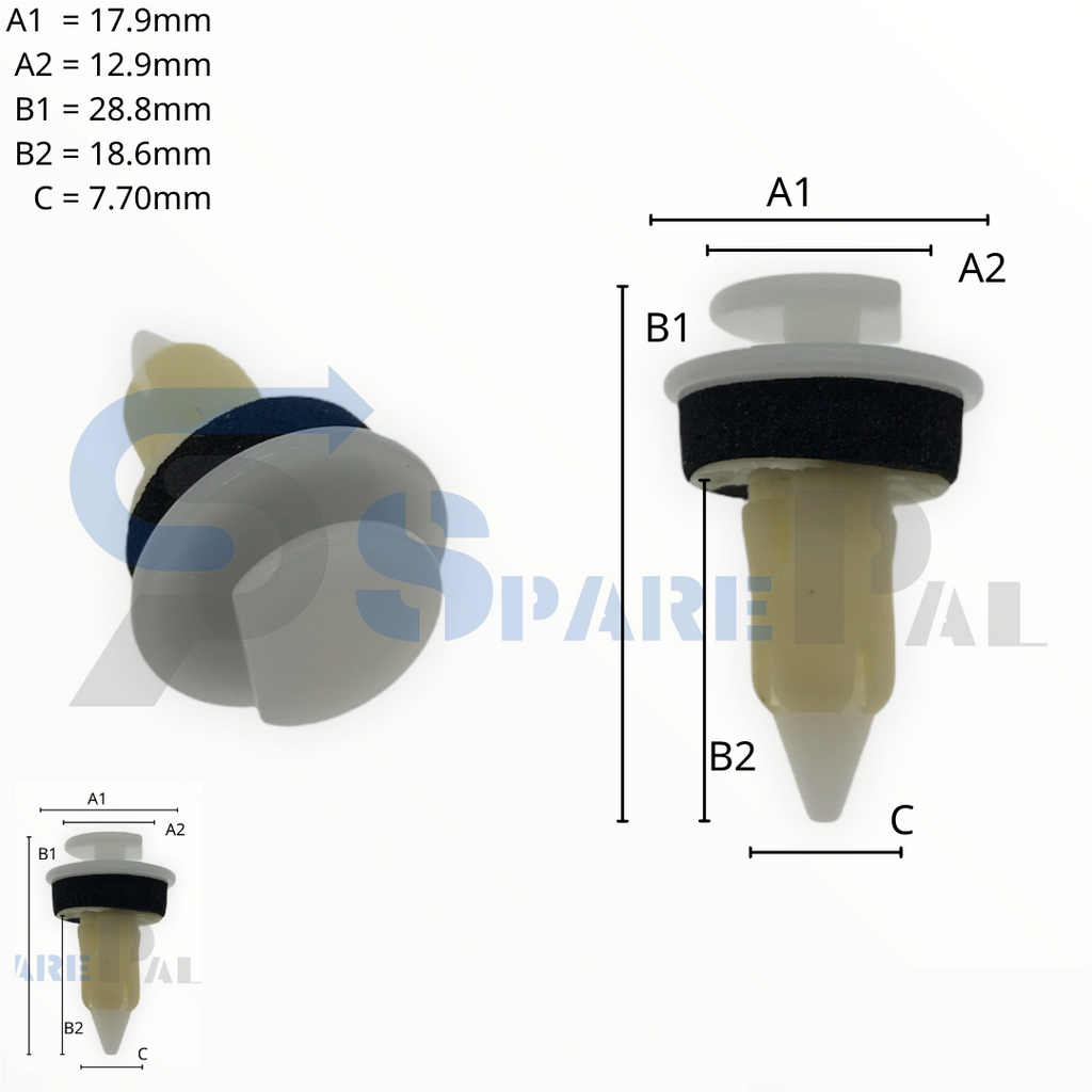 SparePal  Fastener & Clip SPL-11030