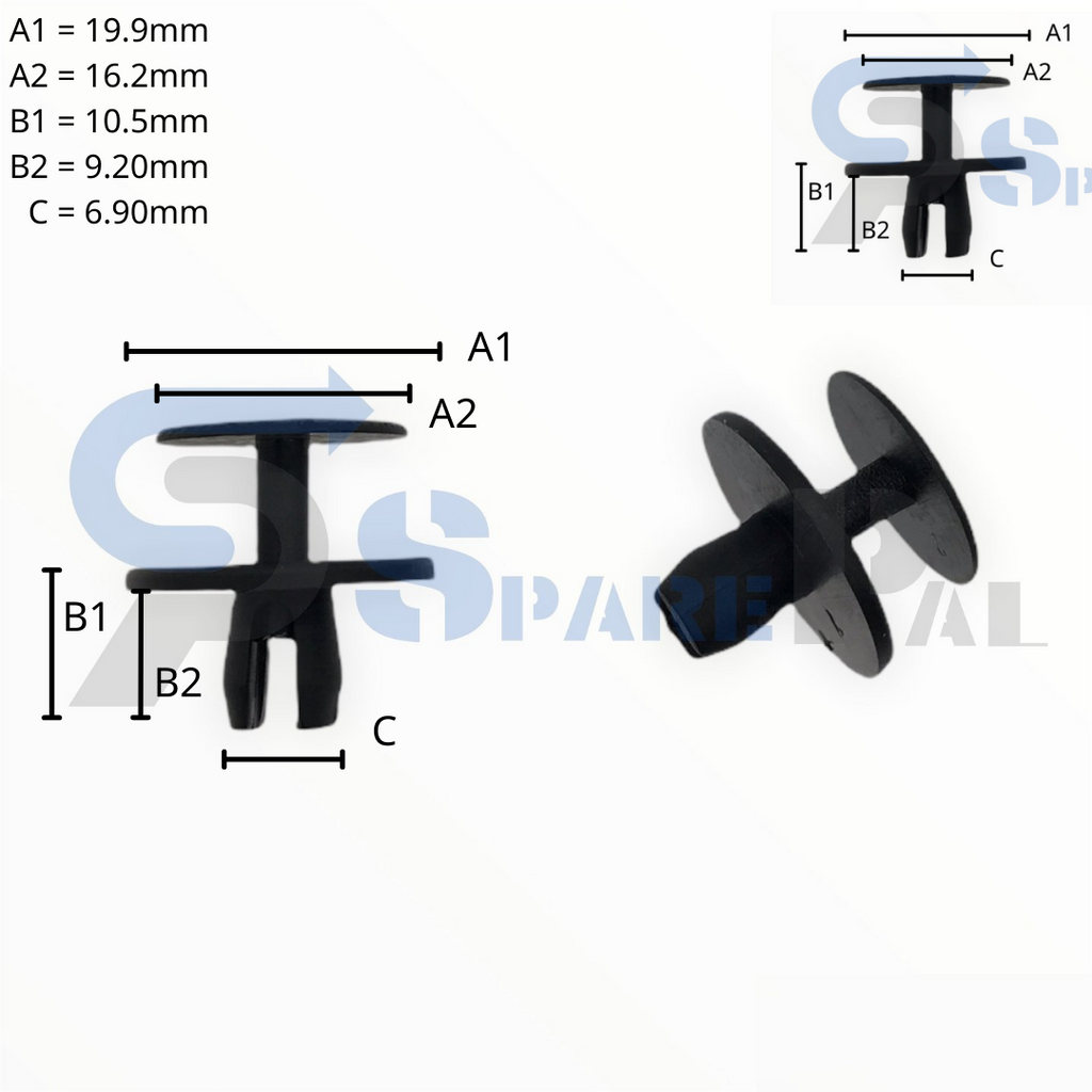 SparePal  Fastener & Clip SPL-11043