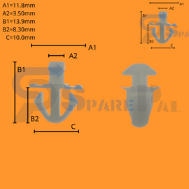 SparePal  Fastener & Clip SPL-11053