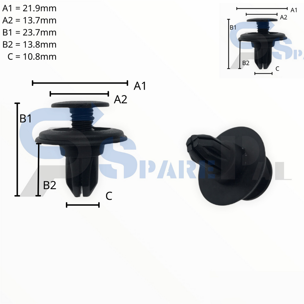 SparePal  Fastener & Clip SPL-11057