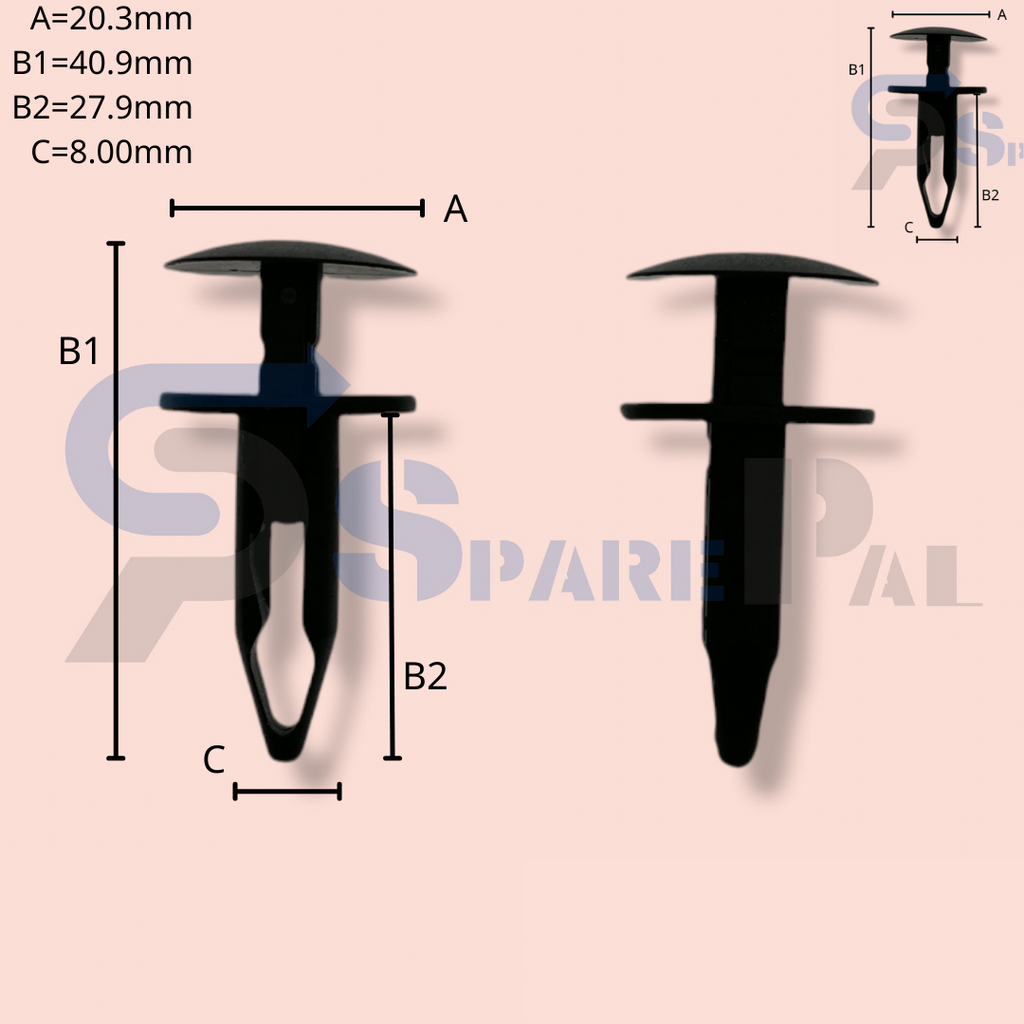 SparePal  Fastener & Clip SPL-11058